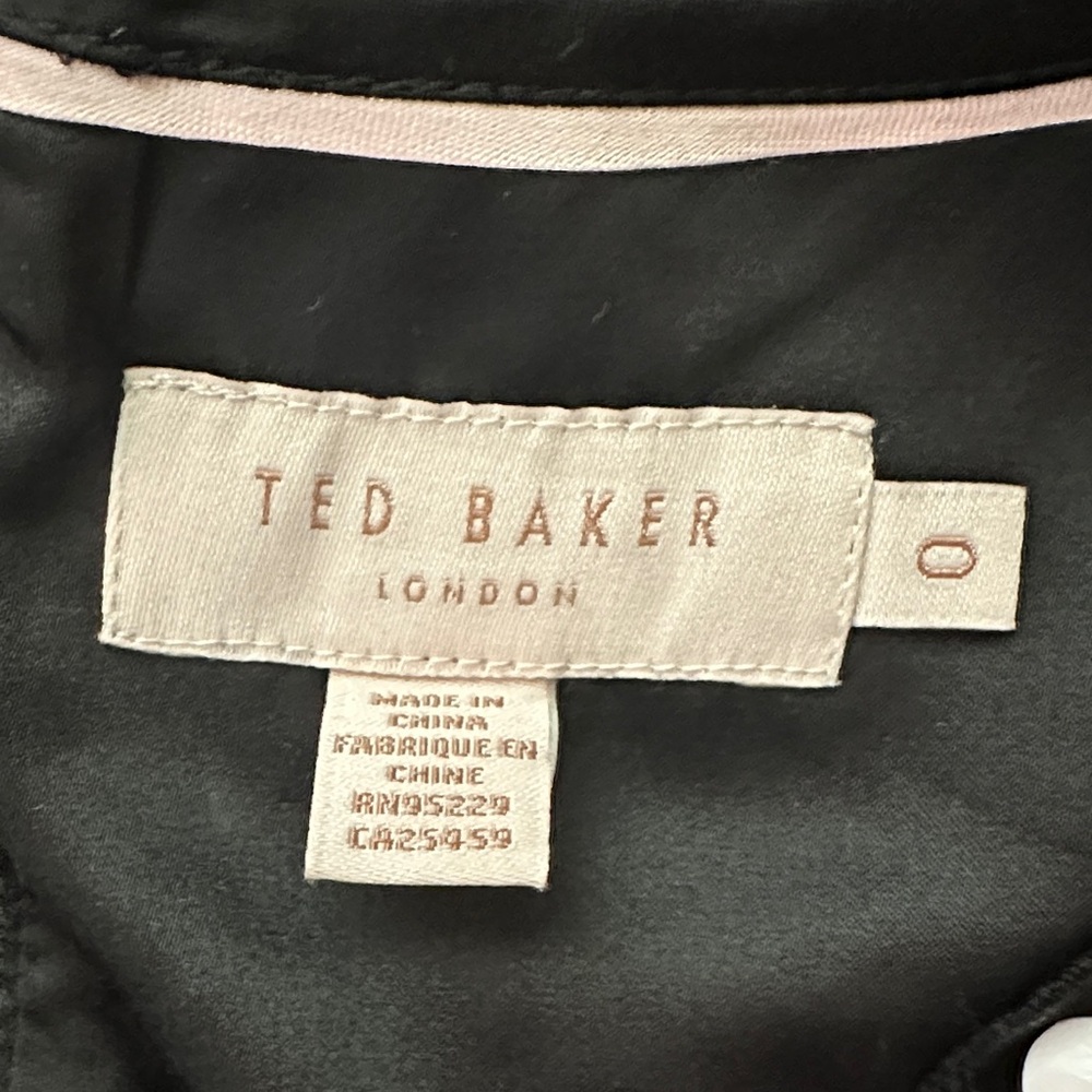 Ted Baker Black Sleeveless Sheath Midi Dress - Picture 5 of 5